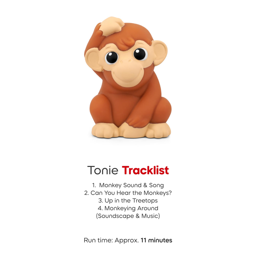Tonies My First Jungle Set Soft Texture: squishy surface invites touch for safe, beginner handling.