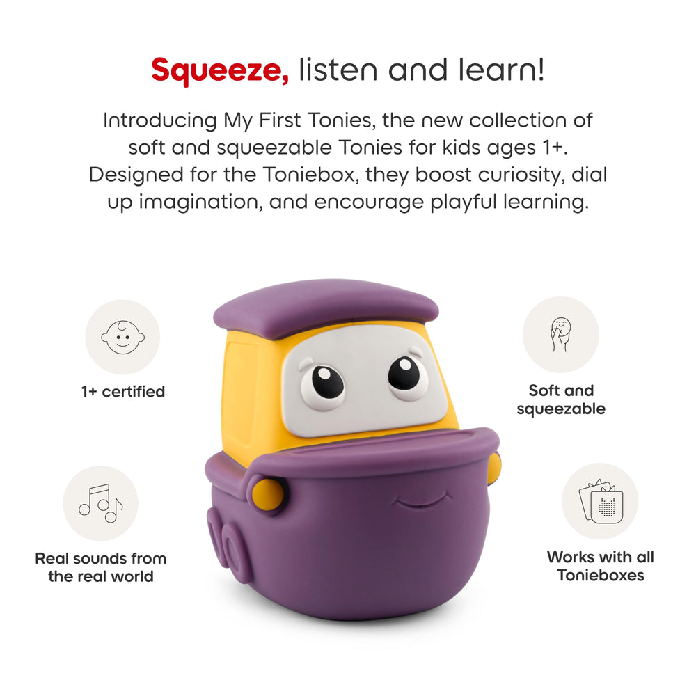 Tonies My First Travel Set train figurine with rhythm and stories for listening
