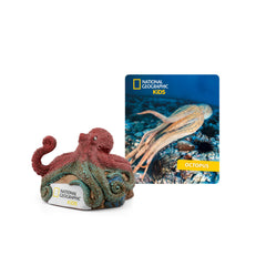 Tonies National Geographic octopus figurine for immersive storytelling on the Toniebox.