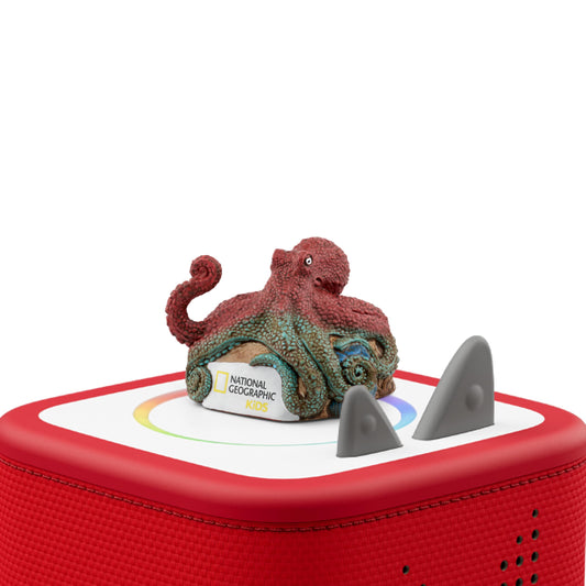 Dr. Alexandra Schnell octopus character helps kids explore ocean life through audio.