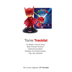 Tonies Owlette asteroid accident story for gentle, imaginative listening.
