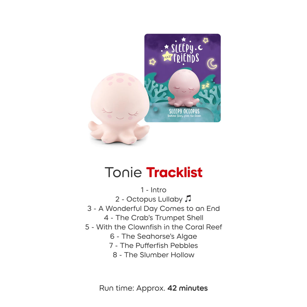 Packaging of Tonies Sleepy Friends with Sleepy Octopus character