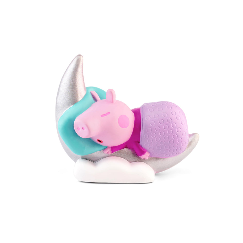 Tonies Peppa's Bedtime Stories on Toniebox demonstrates easy playback during quiet evenings.