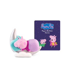 Tonies Peppa's Bedtime Stories toy figurine enables screen free storytelling at bedtime.