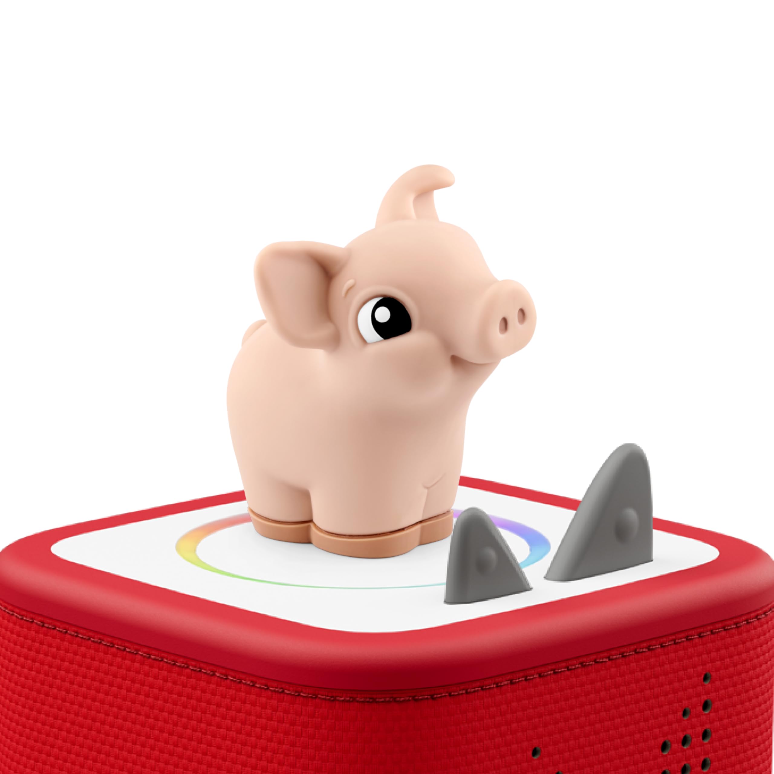 Tonies Pig Mama Pig image shows soft, squeezable toy for early language play.