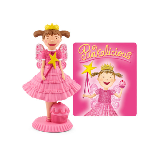 Tonies Pinkalicious figurine cover boosts imaginative play for kids.