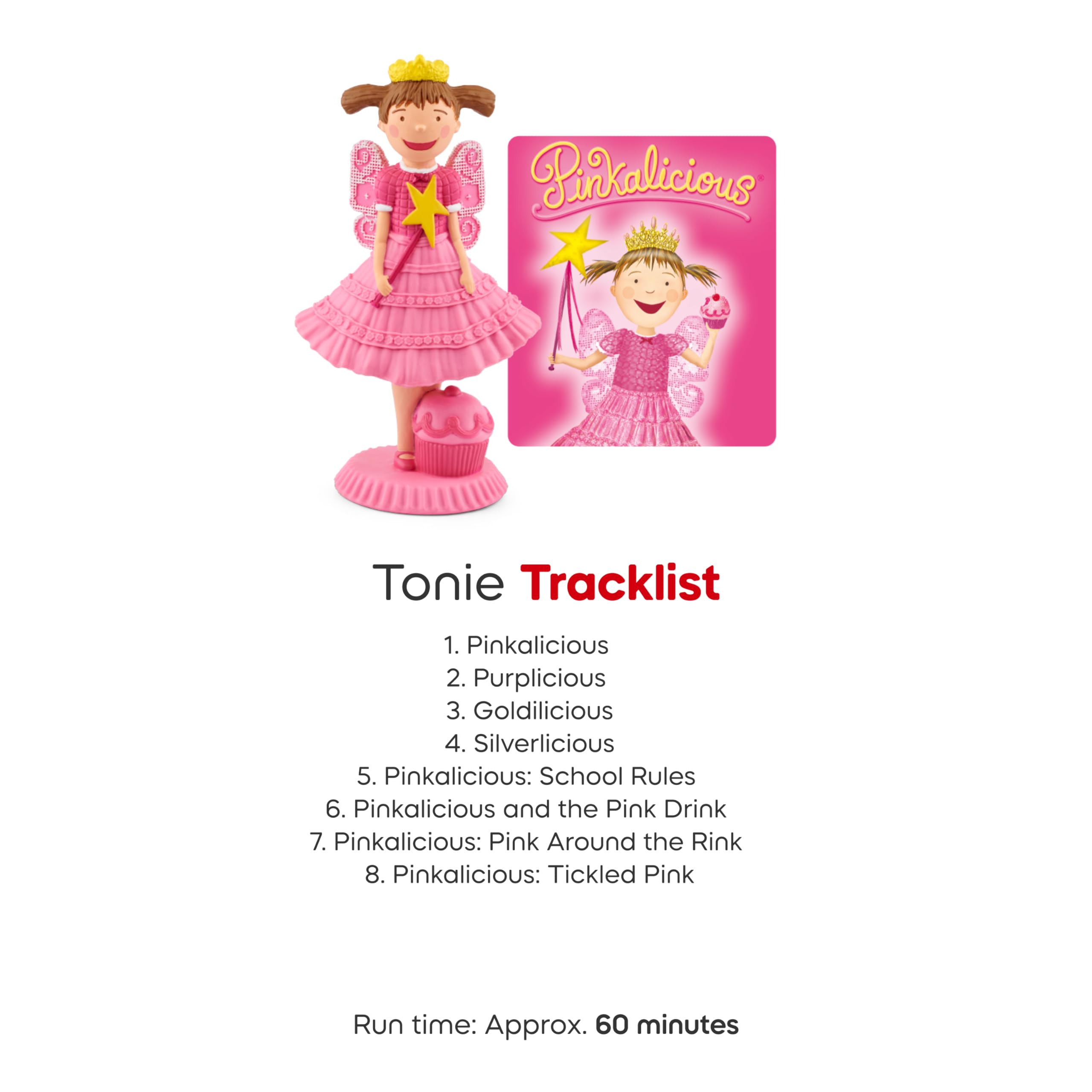 Tonies Pinkalicious Goldilicious unicorn image supports friendship themes.
