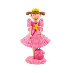 Tonies Pinkalicious tracklist display highlights eight stories for listening fun.