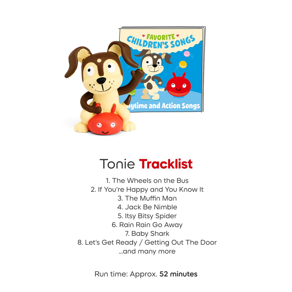 Tonies Playtime Puppy If You're Happy track, joyful rhythm.