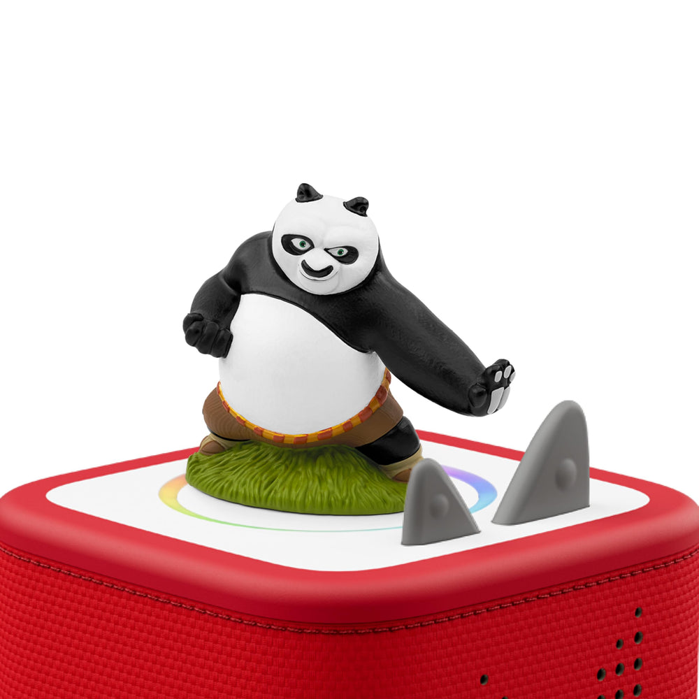 Tonies Po training scene enhances imagination during playtime.