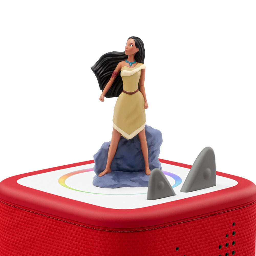 Tonies Pocahontas figurine side profile, ideal for play and listening.