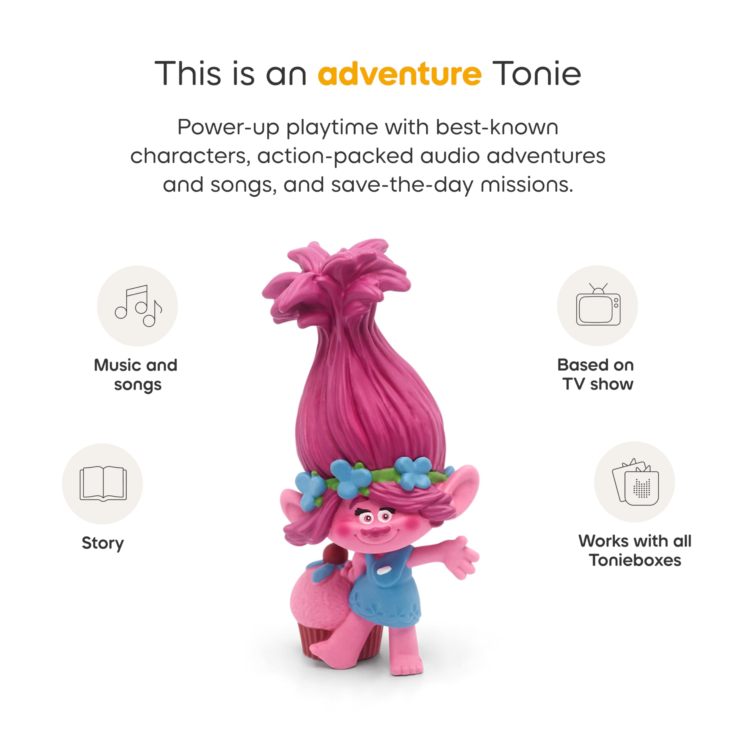 Tonies Poppy printed tracklist helps preview available songs.