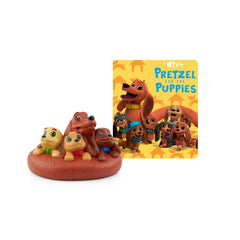 Tonies Pretzel and Puppies figurine for imaginative play and storytelling.