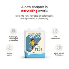 Tonies Ramona characters illustration sparks imagination during family listening sessions.