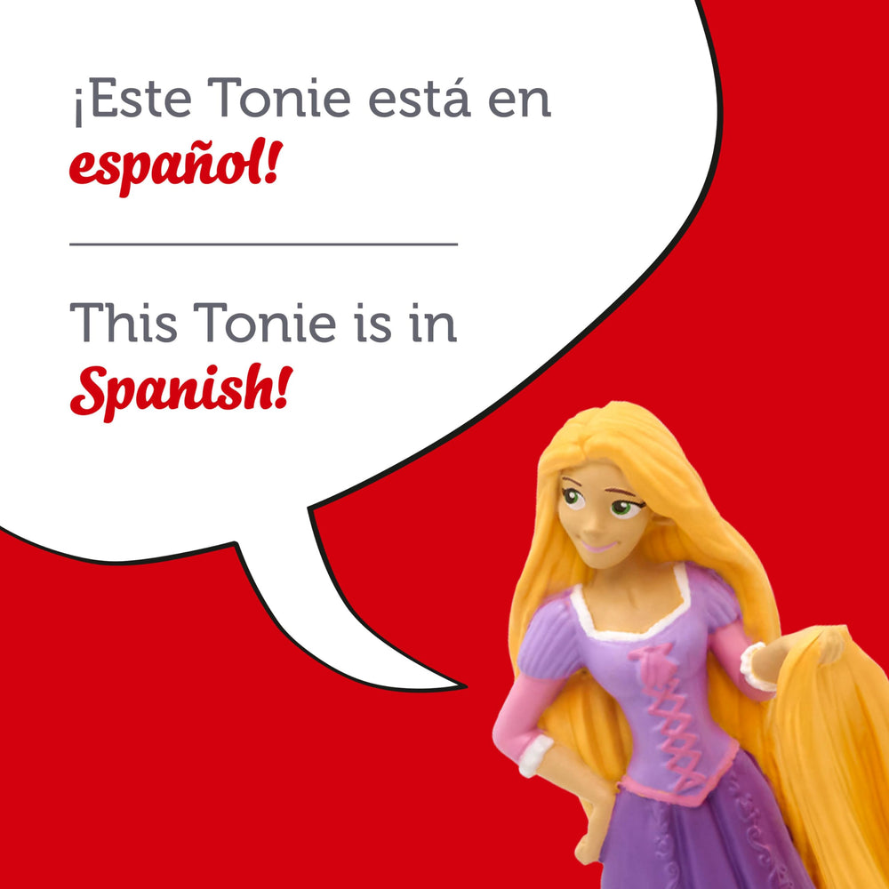 Rapunzel en español de Tonies, perfecto para escuchar y aprender.