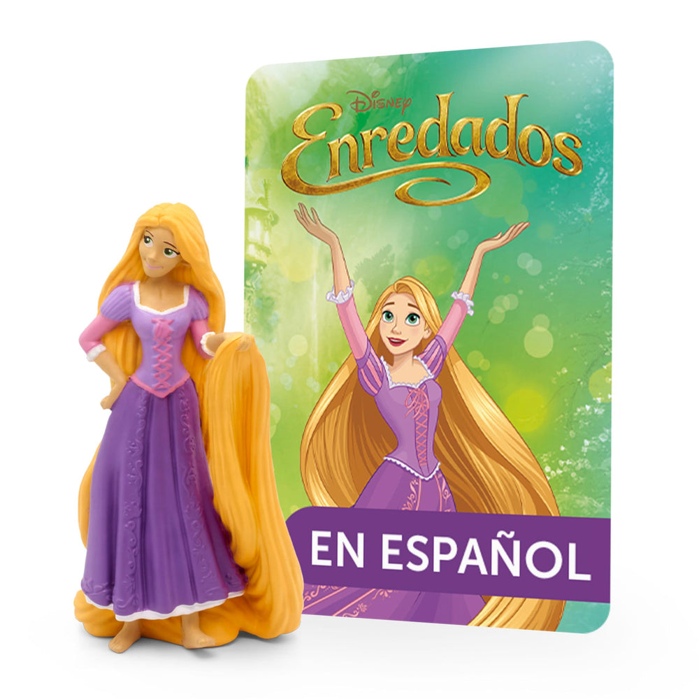Tonies Rapunzel figura con cabello dorado, ideal para juegos imaginativos.
