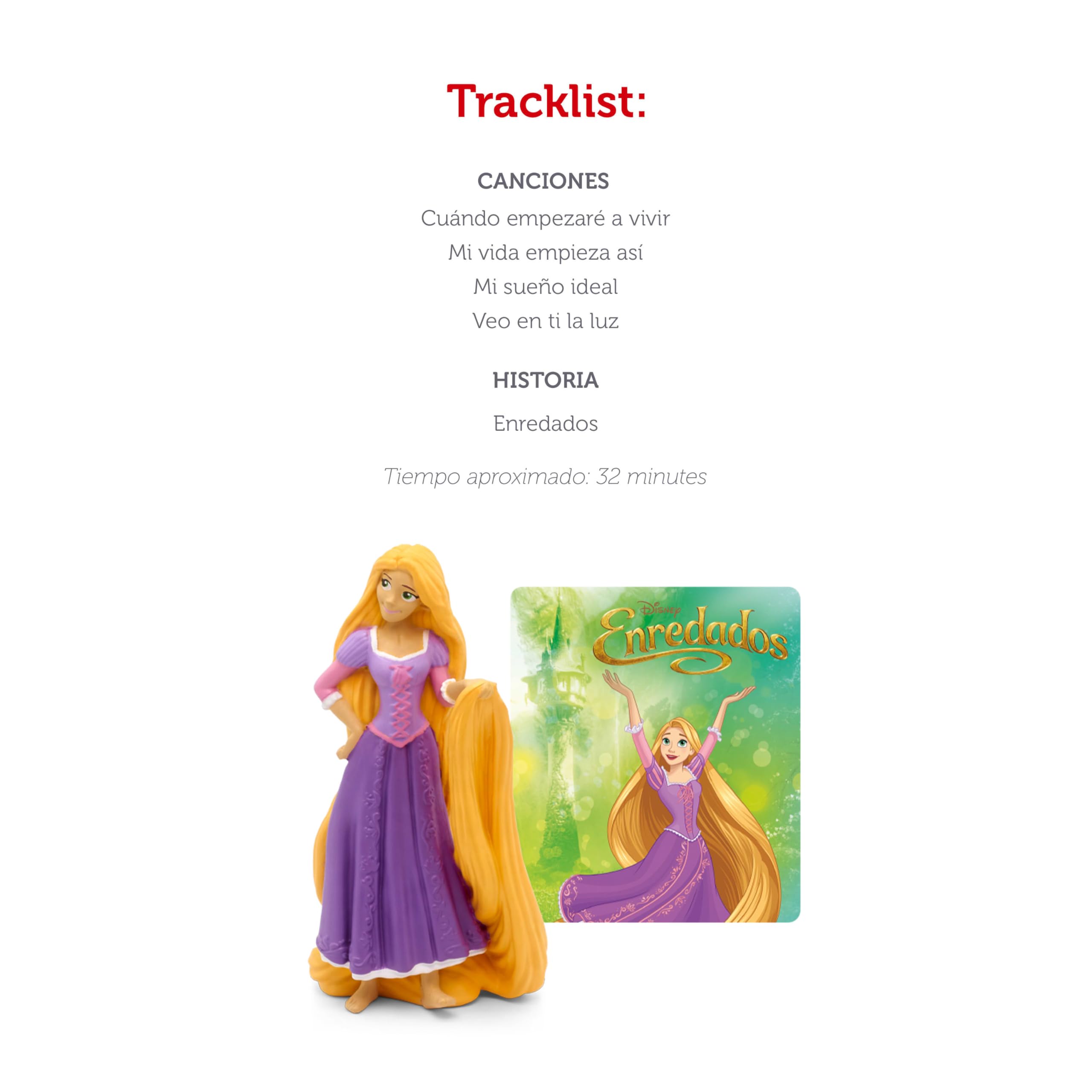 Figura de Rapunzel Tonies para niños a partir de 3 años.