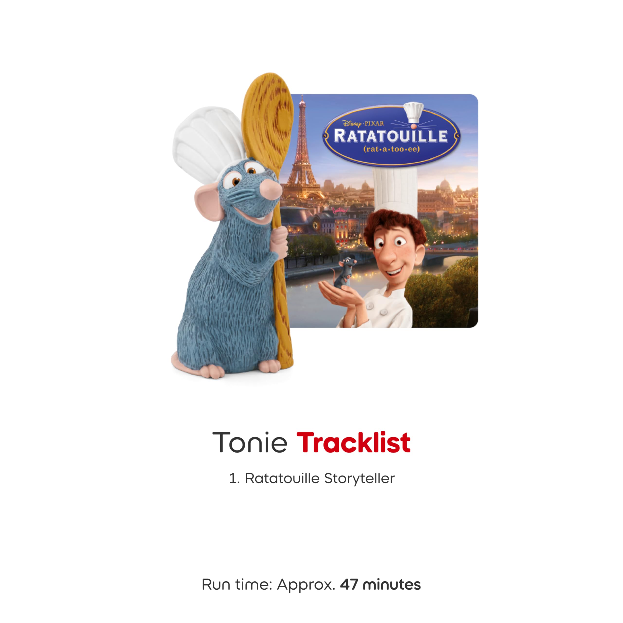 Tonies Remy kitchen-scene figure encourages cooking-themed pretend play.