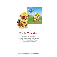 Rubble figure compatible with Toniebox audio player