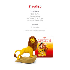 Tonies Simba head close-up showing friendly, collectible details.