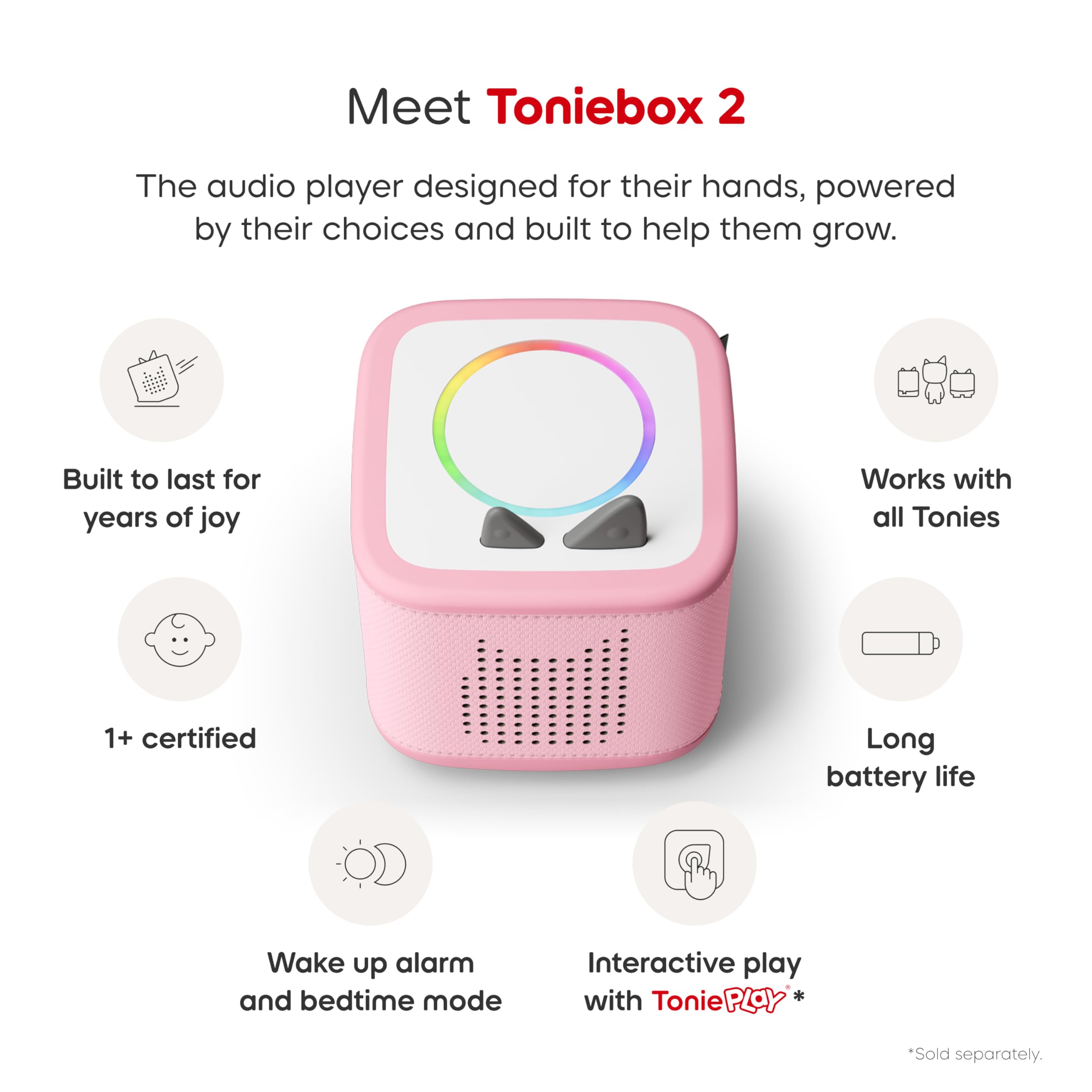 Skye figurine for Toniebox 2 supports independent play