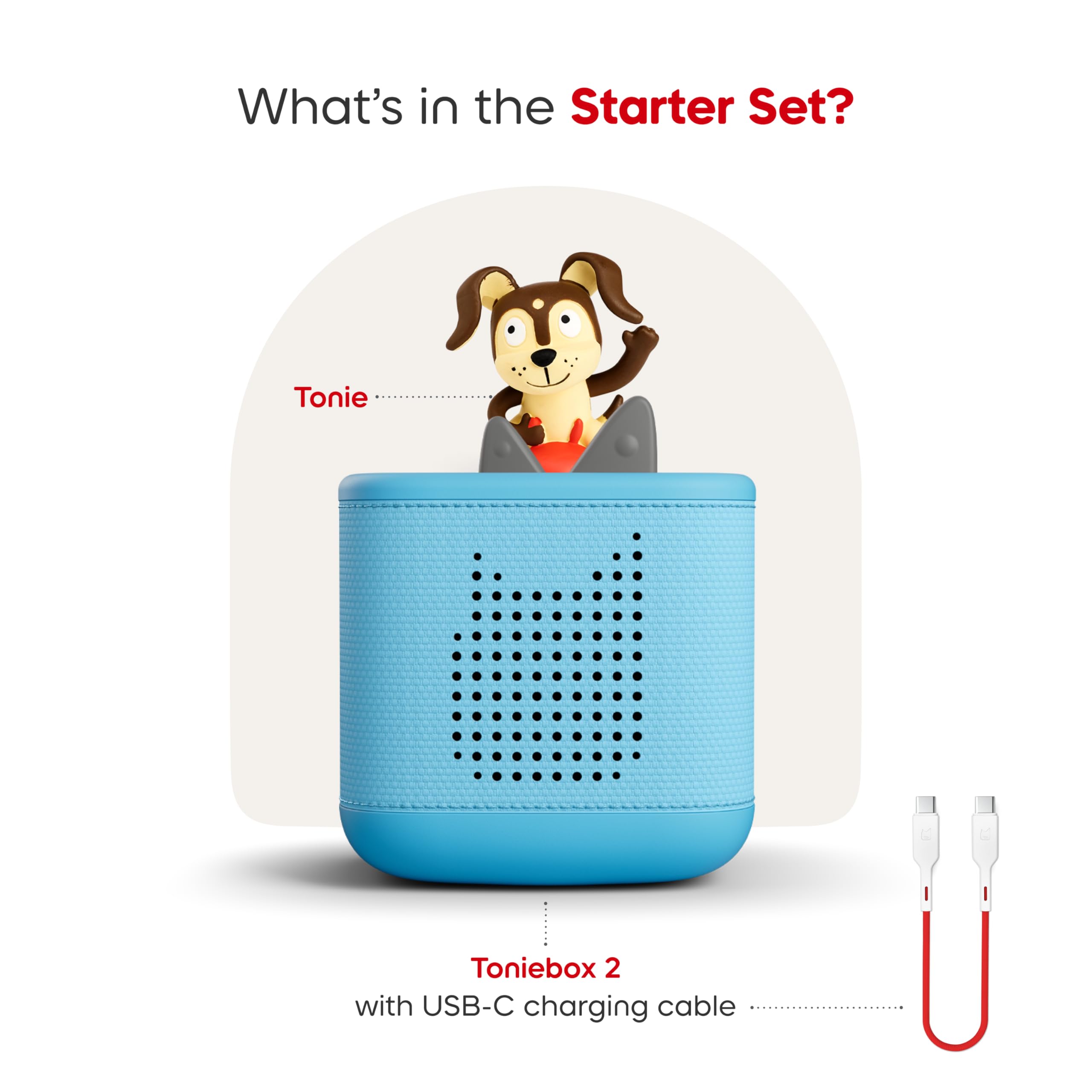 Sleep timer and sunrise alarm on Toniebox guide gentle bed and wake routines.