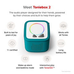 Sleep Timer and Sunrise Alarm on Toniebox 2 support bedtime routines