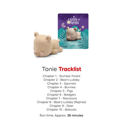 Tonies Sleepy Bear on Toniebox—playtime wind-down with stories.