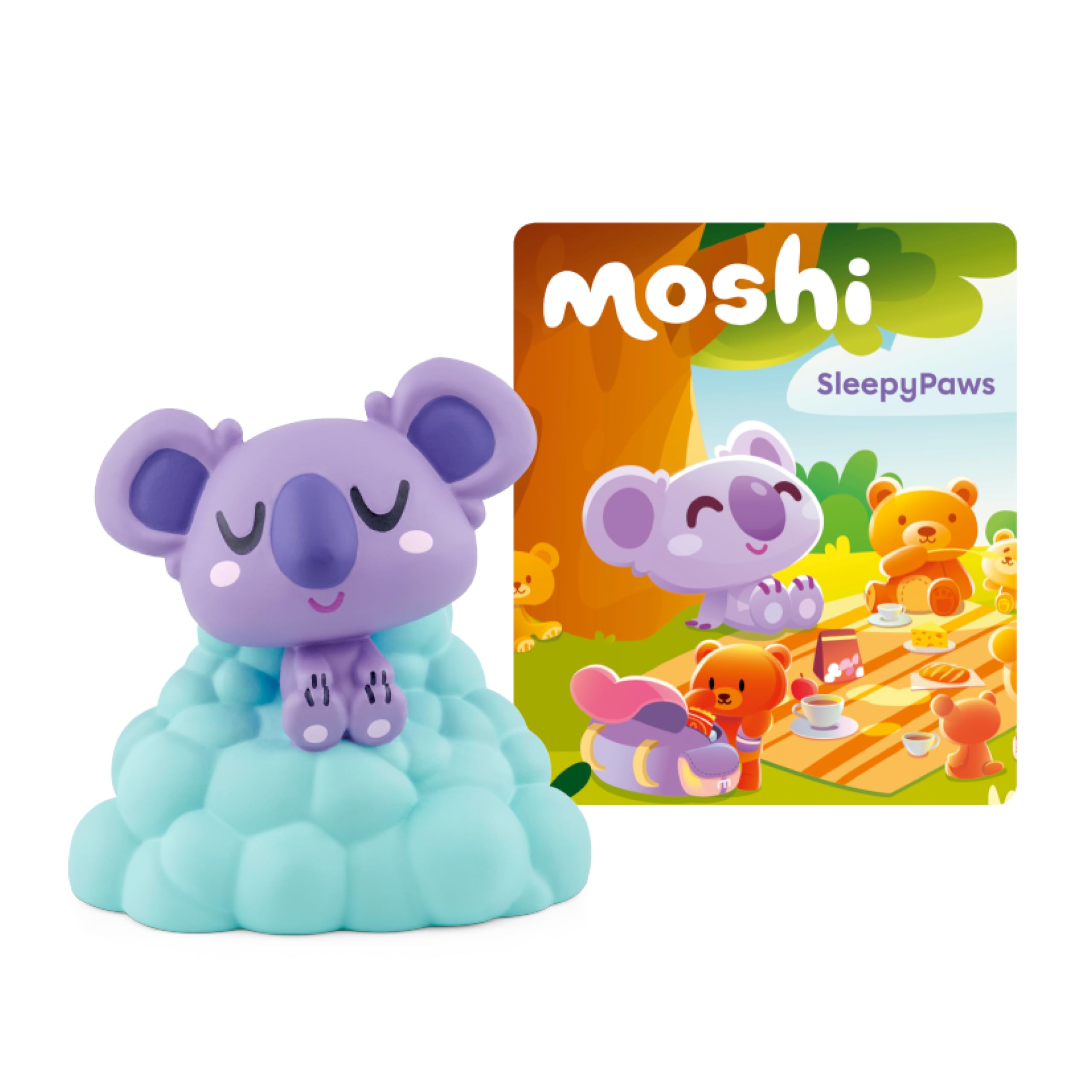 Tonies SleepyPaws Moshi world image for calm bedtime storytelling