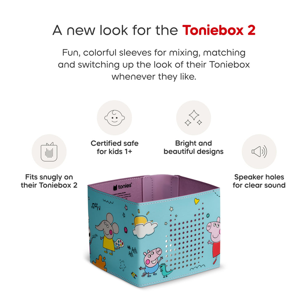 Faux leather and silicone materials ensure kid-friendly durability.