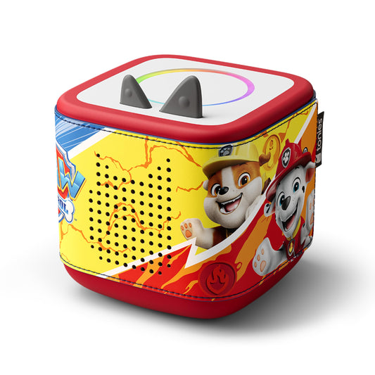 Tonies PAW Patrol sleeve on Toniebox 2 adds playful personalization and protection.