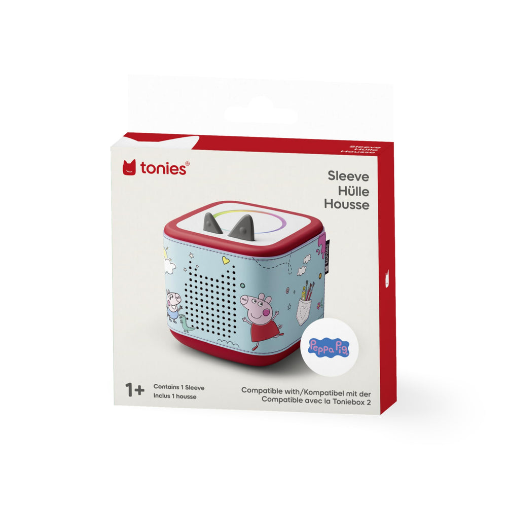 Tonies sleeve compatible with Toniebox 2 only for seamless use.