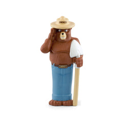 Tonies Smokey Bear story list card with 13 tales for forest-themed learning.