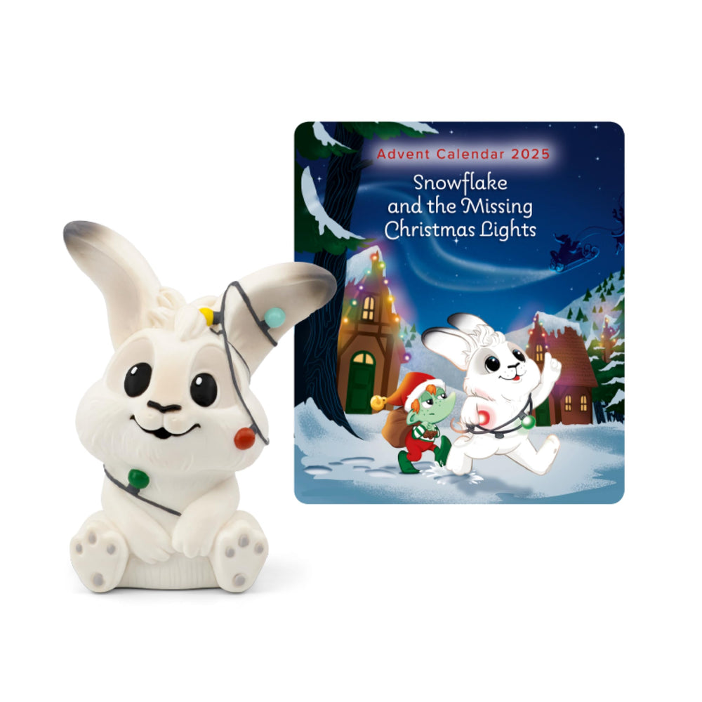 Tonies Snowflake snow hare figure for festive listening adventures.