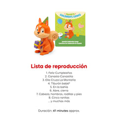 Tonies Spanish Celebration Songs illustration emphasizes family celebration and togetherness.