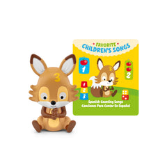 Tonies Spanish counting songs figurine promotes early numeracy through music.