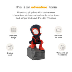 Tonies Spidey Spin figurine with Toniebox ready for audio adventures.