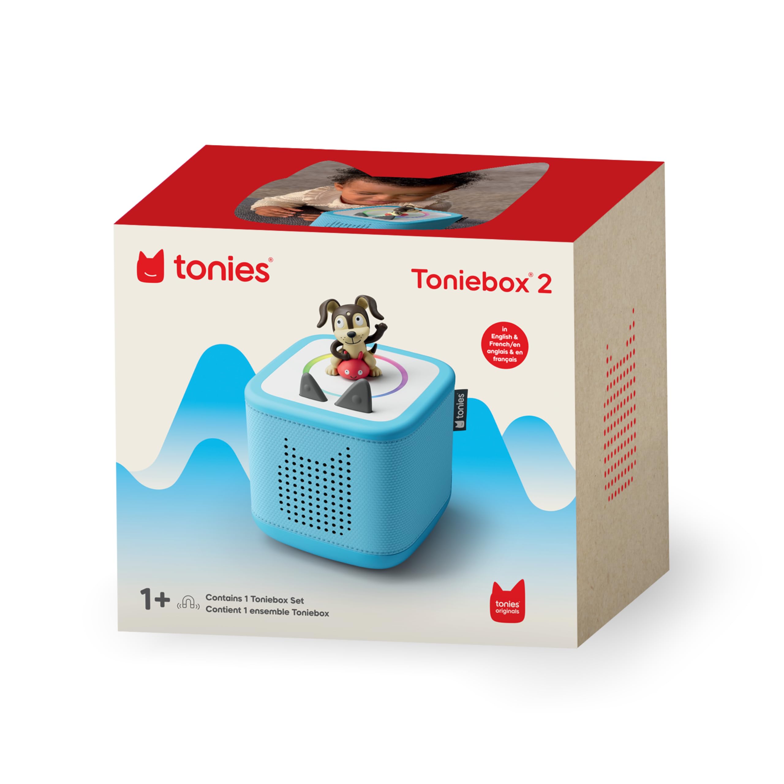 Starter Set includes sky blue Toniebox 2 and the Playtime Puppy Tonie.
