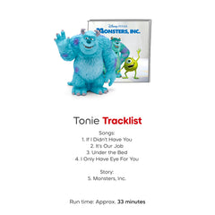 Tonies Sulley includes songs and a story for musical and narrative play sessions.