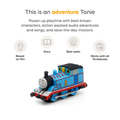 Tonies Thomas close-up bright red locomotive invites tactile play