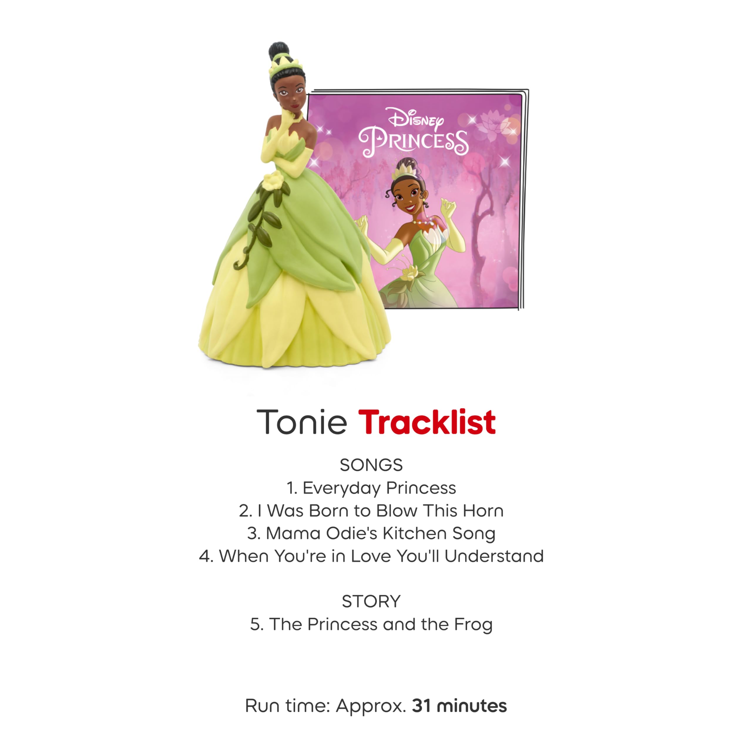 Tonies Tiana fireflies magic pose inspires calm storytelling.