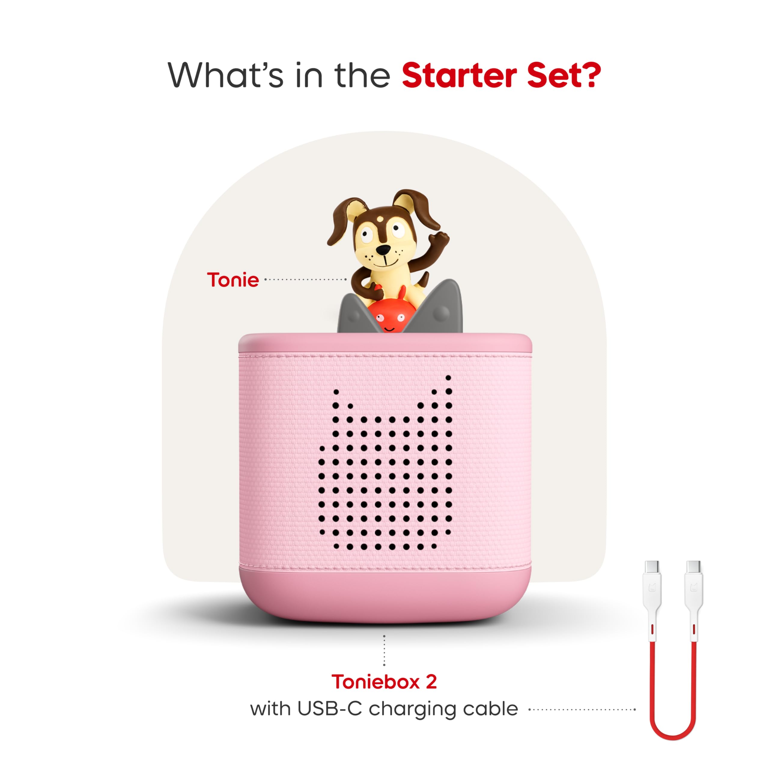 Tonies Toniebox 2 ear controls for easy volume adjustment