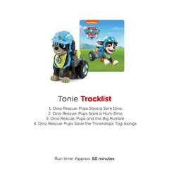 Requires Toniebox to play Rex audio, enabling screen-free fun.