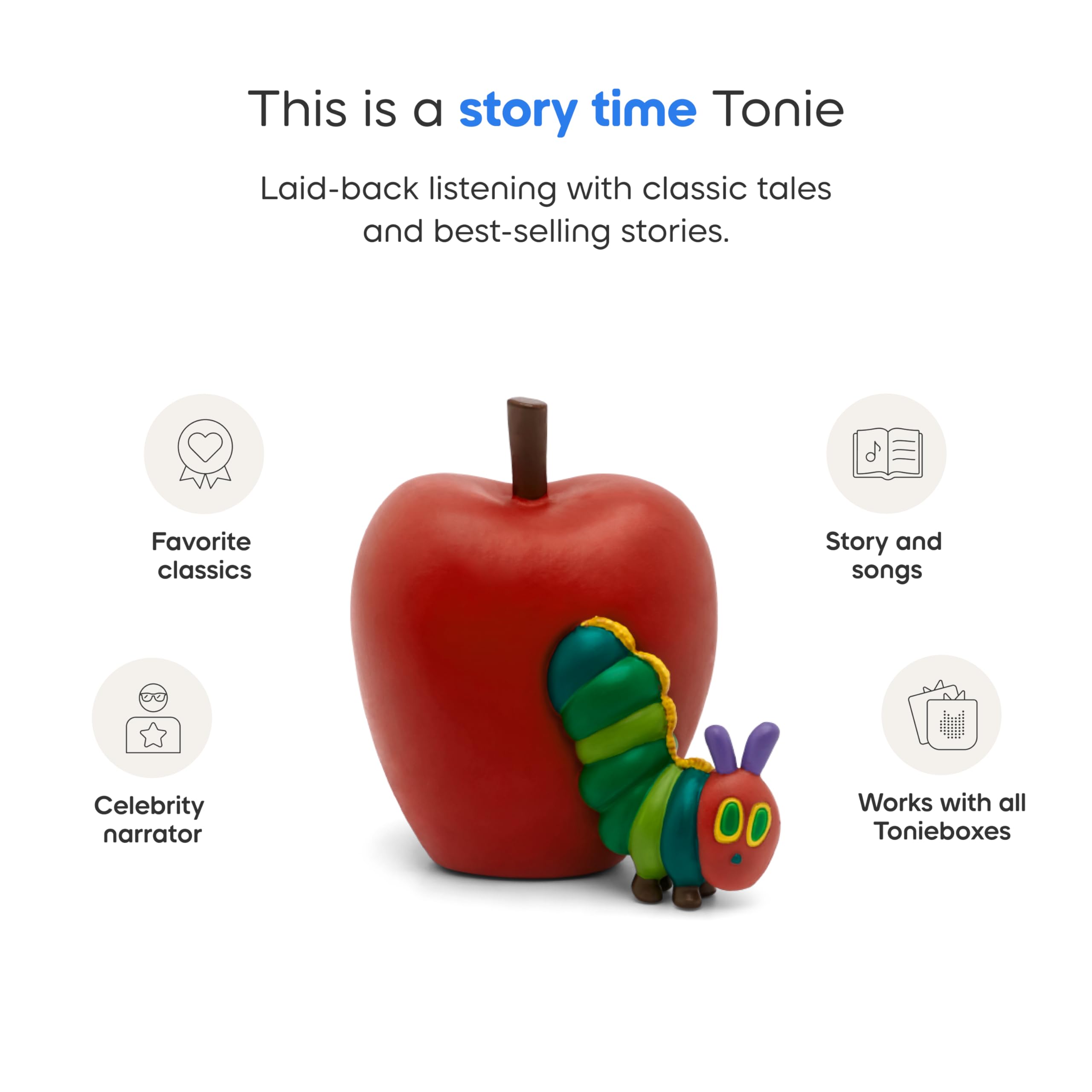 Tonies Toniebox-compatible audio figurine boosts quiet play and listening skills