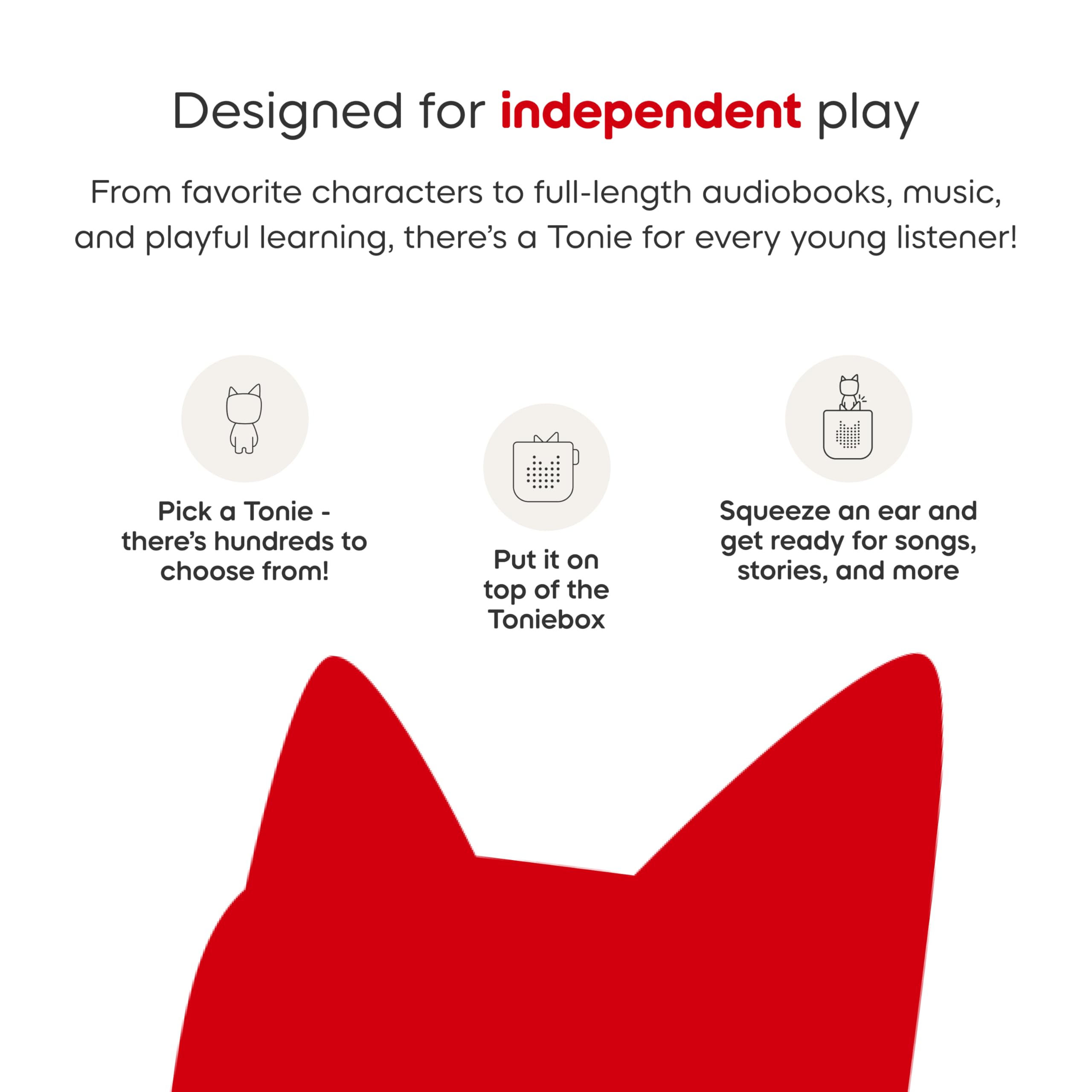 Tonies box required to play content on Toniebox.