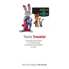 Tonies audio setup image shows easy playback and compatibility with Toniebox.