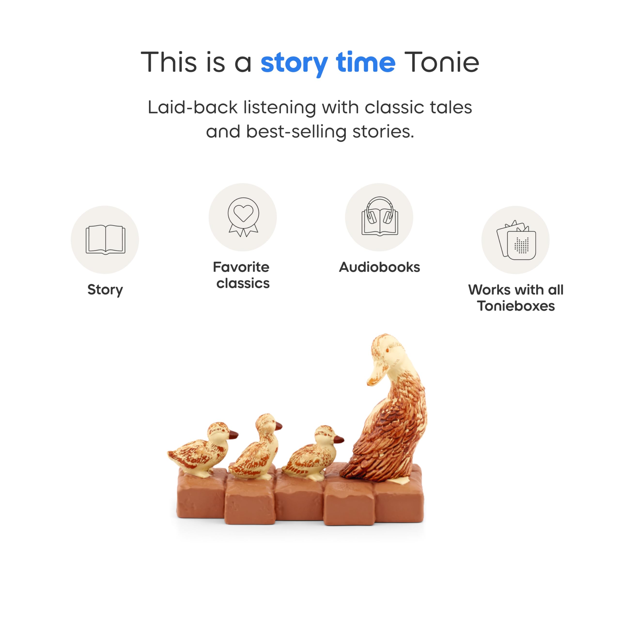 Tonies figurine on Toniebox for family story time adventures.