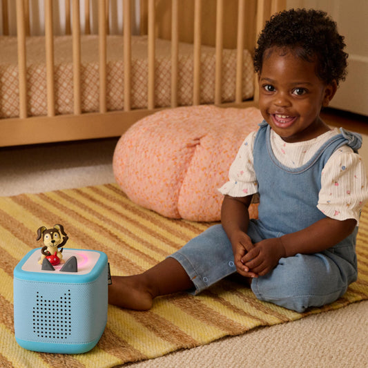 Playtime Puppy beside Toniebox 2 promotes imaginative storytelling.