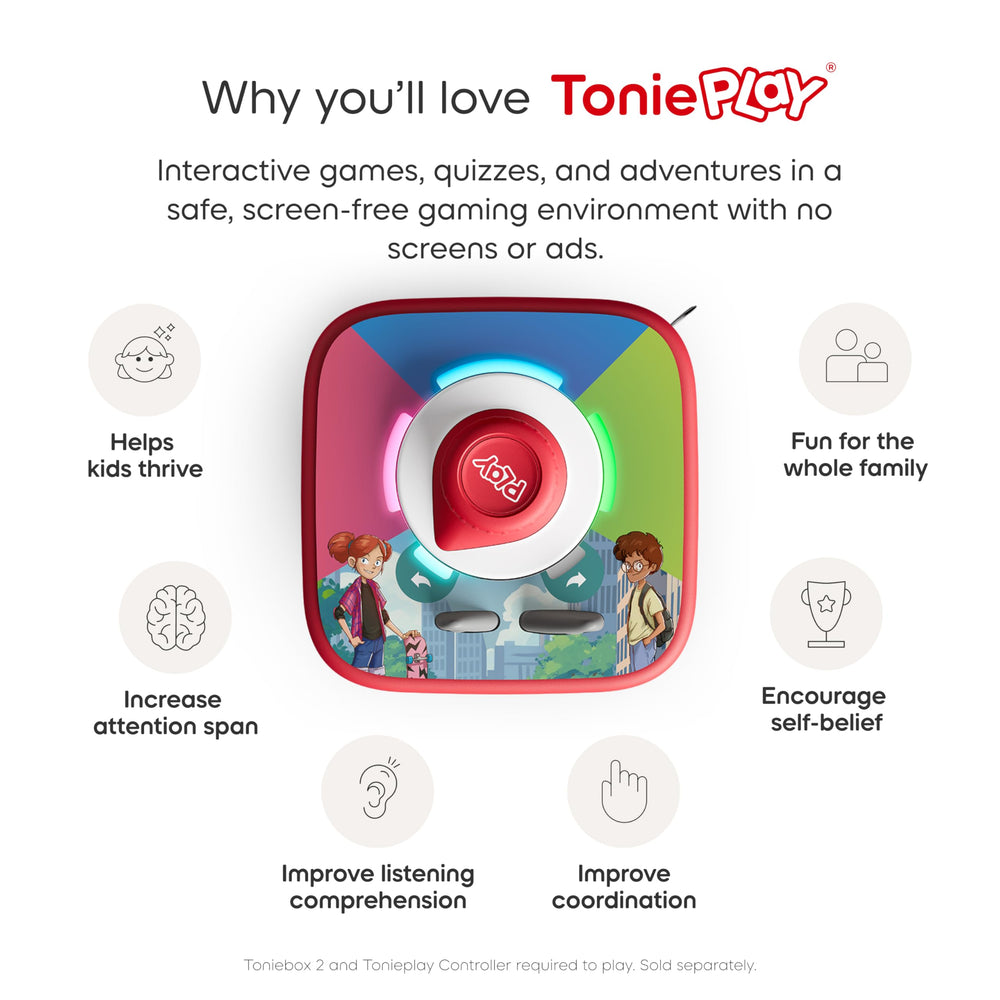 Tonies Tonieplay Mystery Mavericks clues highlight puzzle moments and problem-solving opportunities.