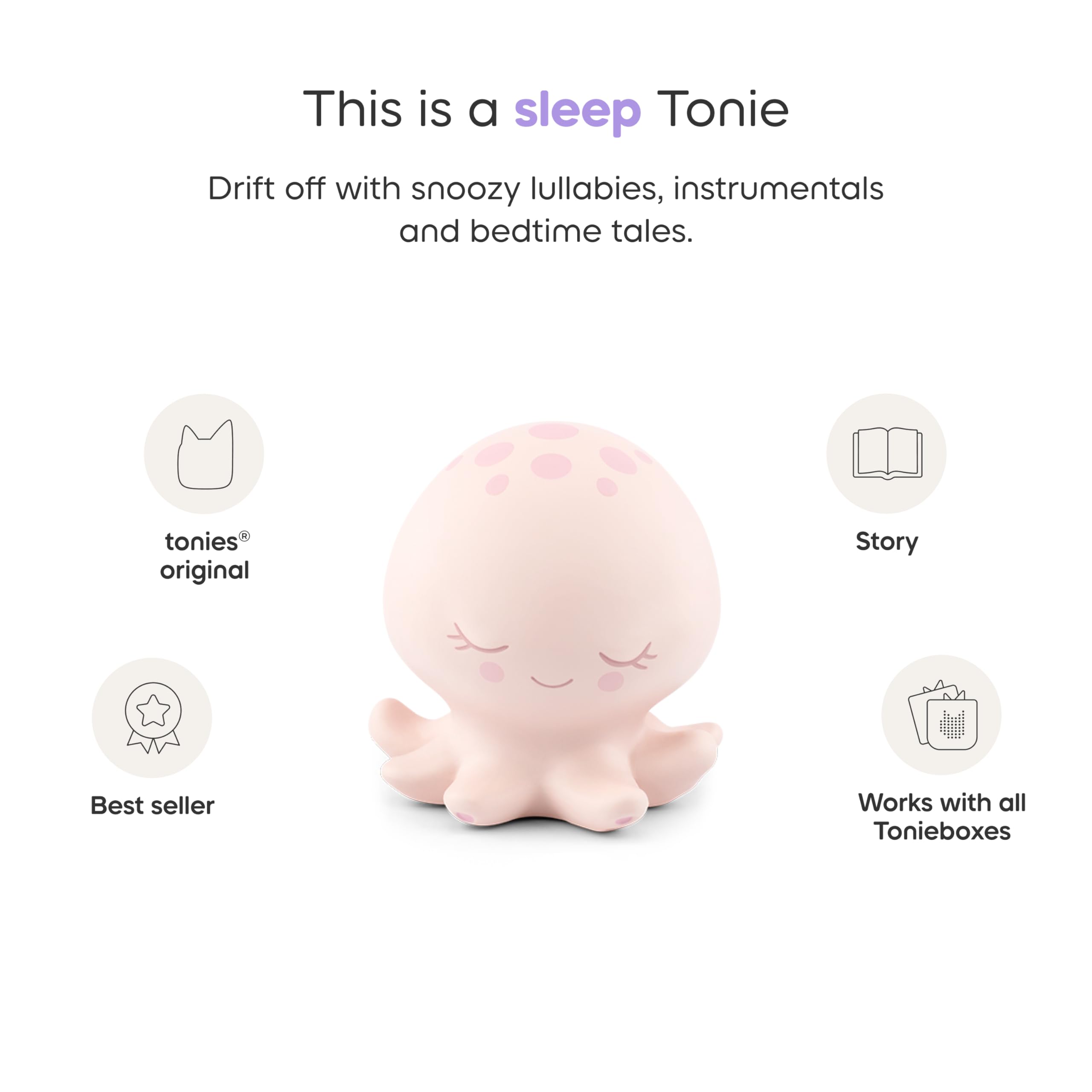 Tracklist illustration highlighting 11 songs for a gentle night routine